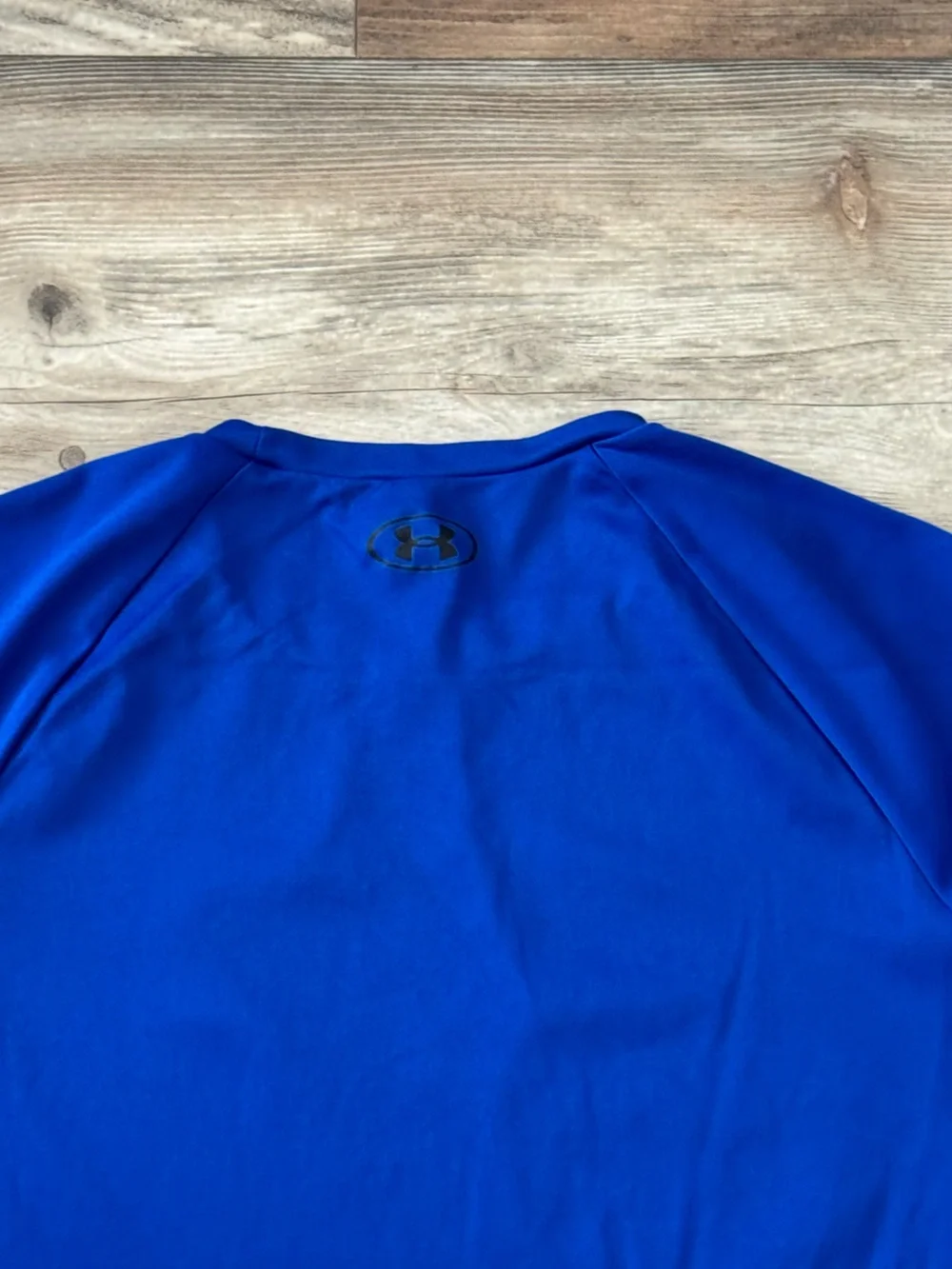 Under Armour Tech Big Logo T Royal Blue Youth XL